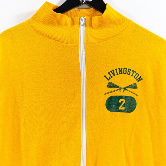 Champion Blue Bar Livingston High School Zip Up Track Jacket Small VTG 80s - Picture 7 of 10